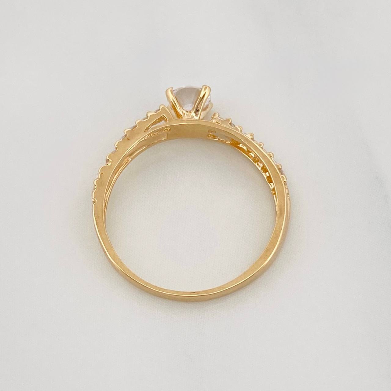 Anillo Solitario 2.55g / T6 1/2 Oro Amarillo 18K