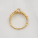 Anillo Solitario 1.7g / T6 Oro Amarillo 18K