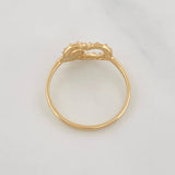Anillo Corazon 1.45g / T6 1/4 Oro Amarillo 18K
