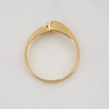 Anillo Solitario 1.9g / T7 1/2 Oro Amarillo 18K