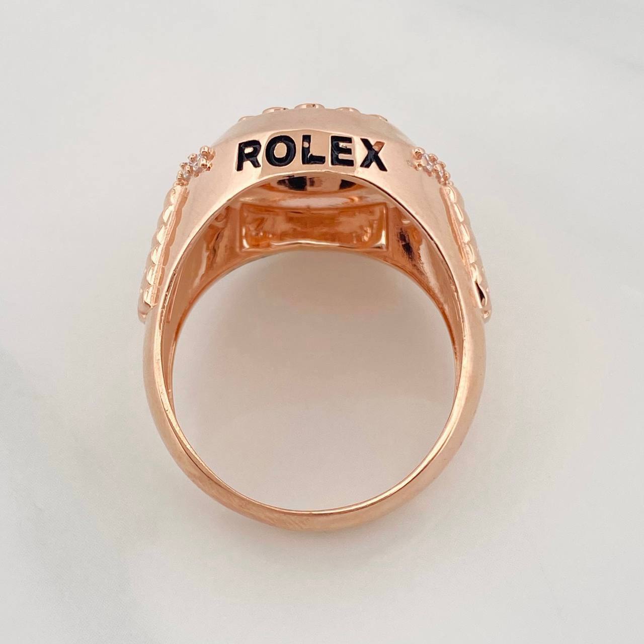 Anillo Corona 13.25g / T10 1/2 Oro Rosa 18K