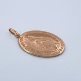 Dije Virgen Milagrosa 2.7gr / 4cm / Oro Rosa 18K $