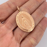 Dije Virgen Milagrosa 2.7gr / 4cm / Oro Rosa 18K $