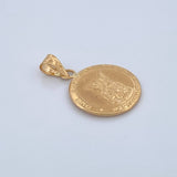 Dije Angel De La Guarda 1.2gr / 2.3cm / Oro Amarillo 18K $