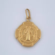 Dije San Benito 1.25gr / 2.6cm / Oro Amarillo 18K $