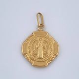 Dije San Benito 1.25gr / 2.6cm / Oro Amarillo 18K $