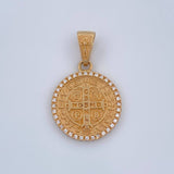 Dije San Benito 4.25gr / 2.9cm / Oro Amarillo 18K $