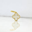 Dije Trebol VCyA 2.15gr / 2.3cm / Nacar Blanco Oro Amarillo +4