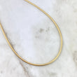 Cadena Reticulada 5.6gr / 45cm / 2.5mm Oro Amarillo +4 ©
