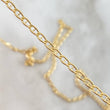 Cadena Escalera 3.55gr / 50cm / 2.5mm Oro Amarillo +3 ©