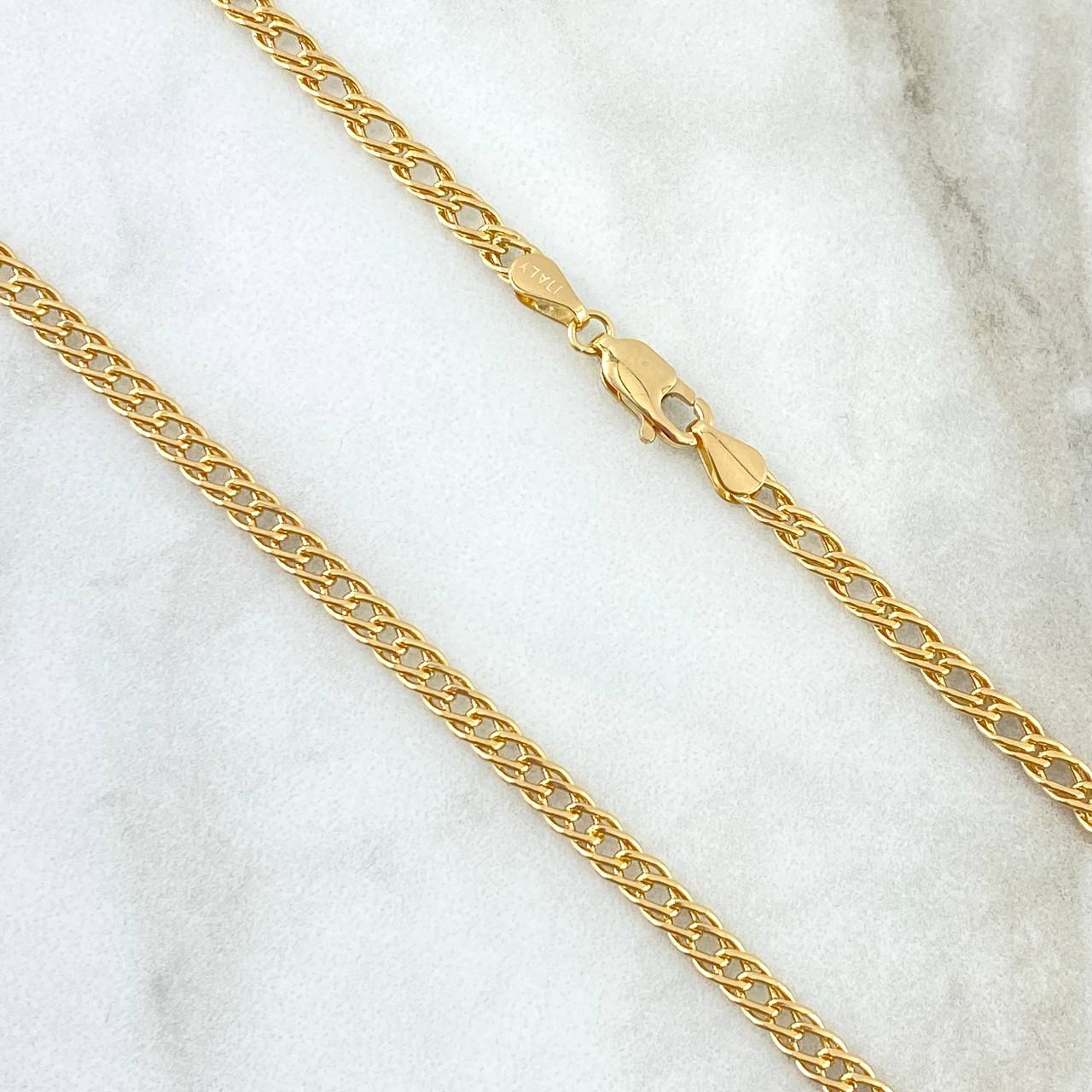 Cadena Garibaldi 5.95gr / 60cm / 3.4mm Oro Amarillo +3 ©