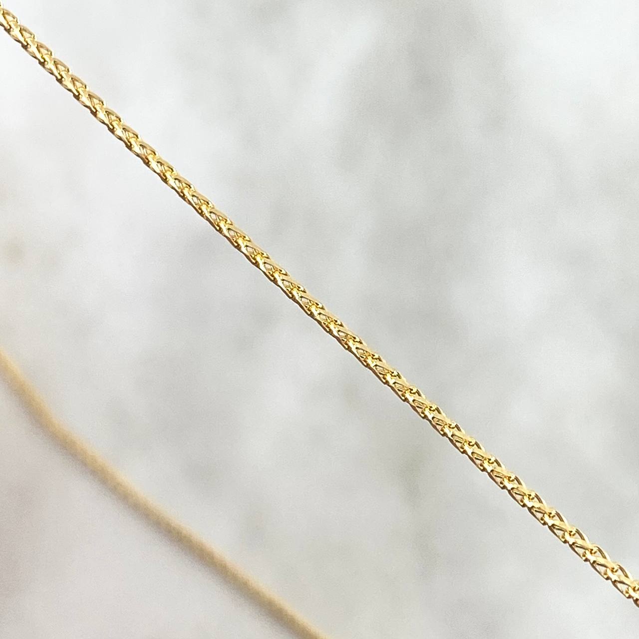 Cadena Franco 2.2gr / 40cm / 1mm Oro Amarillo +4 ©