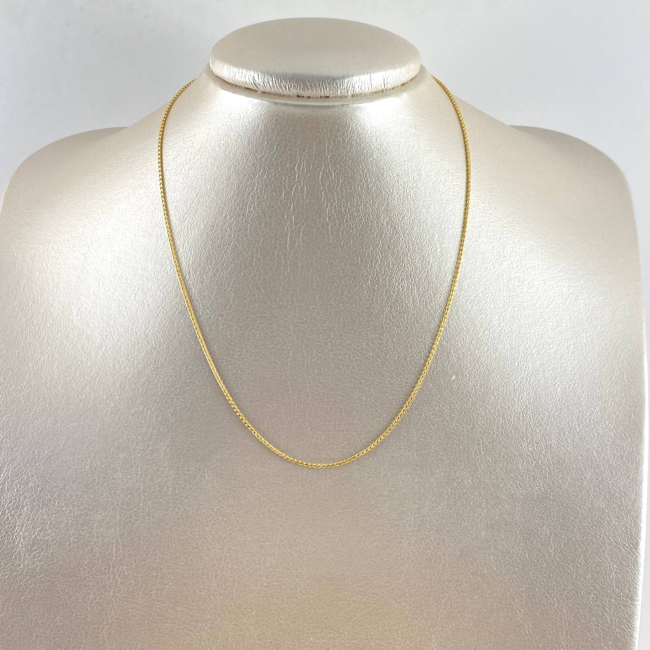 Cadena Franco 2.2gr / 40cm / 1mm Oro Amarillo +4 ©