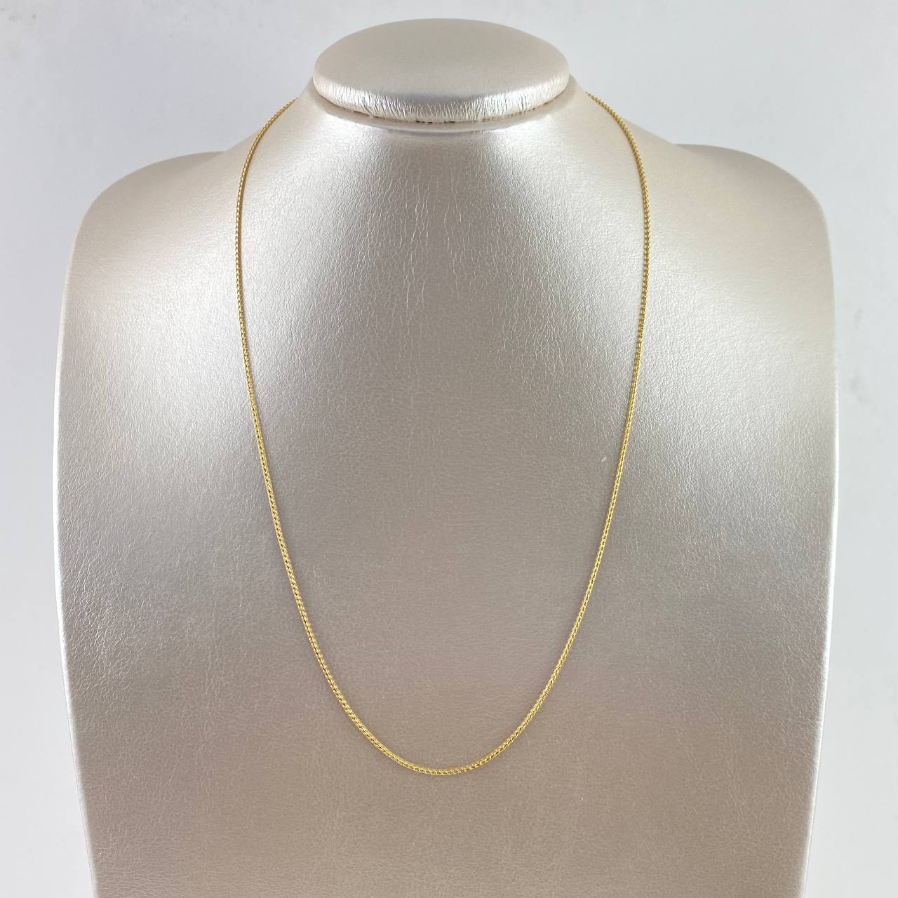 Cadena Franco 2.55gr / 50cm / 1.3mm Oro Amarillo +4 *
