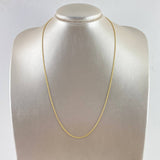 Cadena Franco 2.55gr / 50cm / 1.3mm Oro Amarillo +4 *