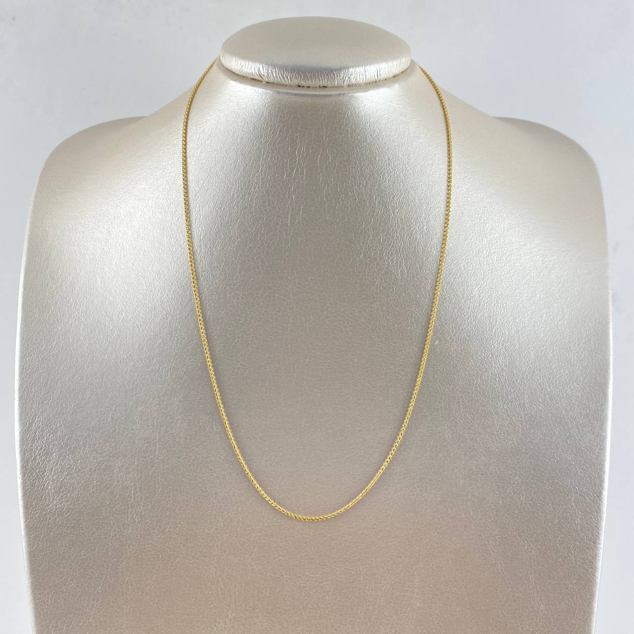 Cadena Franco 3.5gr / 45cm / 1mm Oro Amarillo +4 18K ©