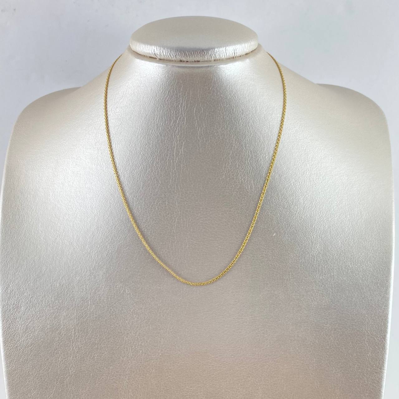 Cadena China 2.25gr / 40cm / 1.5mm Oro Amarillo +1 *