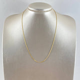 Cadena China 2.45gr / 50cm / +1 Oro 18K *