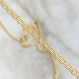 Cadena China 4.3gr / 45cm / 3.2mm Oro Amarillo +0 18K