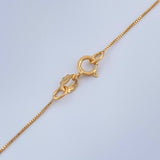 Set Veneciana + Redondo Esmeralda 1gr / 45.1cm / 0.46mm Oro Amarillo 18K &