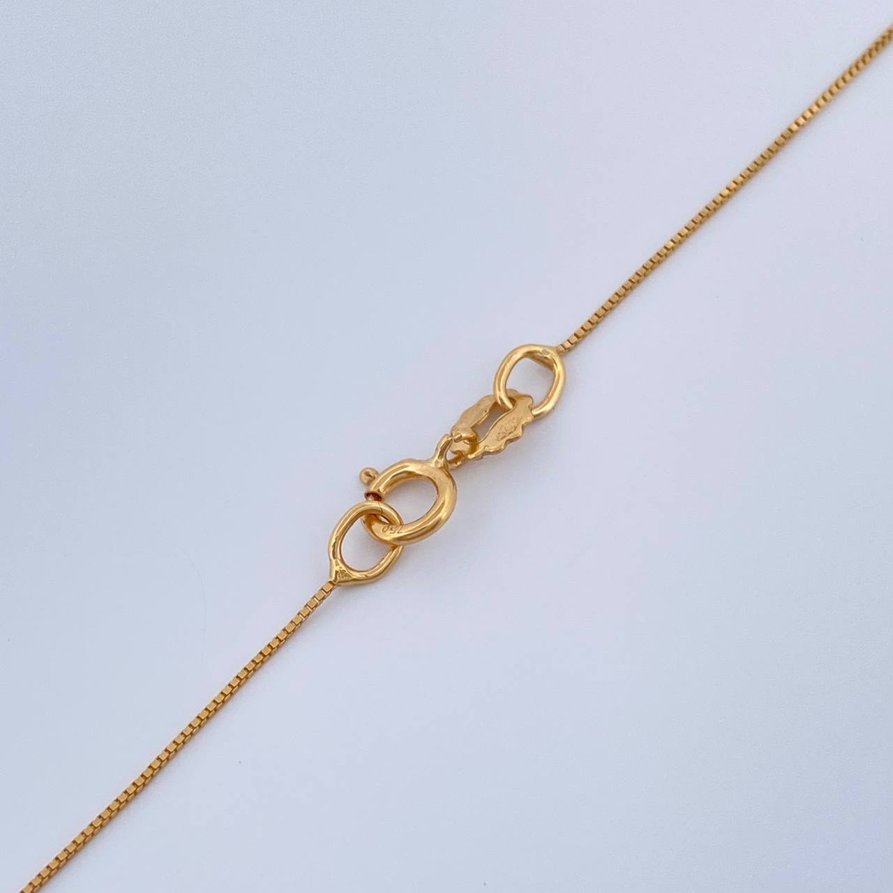 Set Veneciana + Redondo Esmeralda 1.15gr / 45cm / 0.46mm Oro Amarillo 18K &