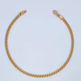 Pulso Cubano 2.65gr / 20cm / 2.7mm Oro Amarillo +1 18K $