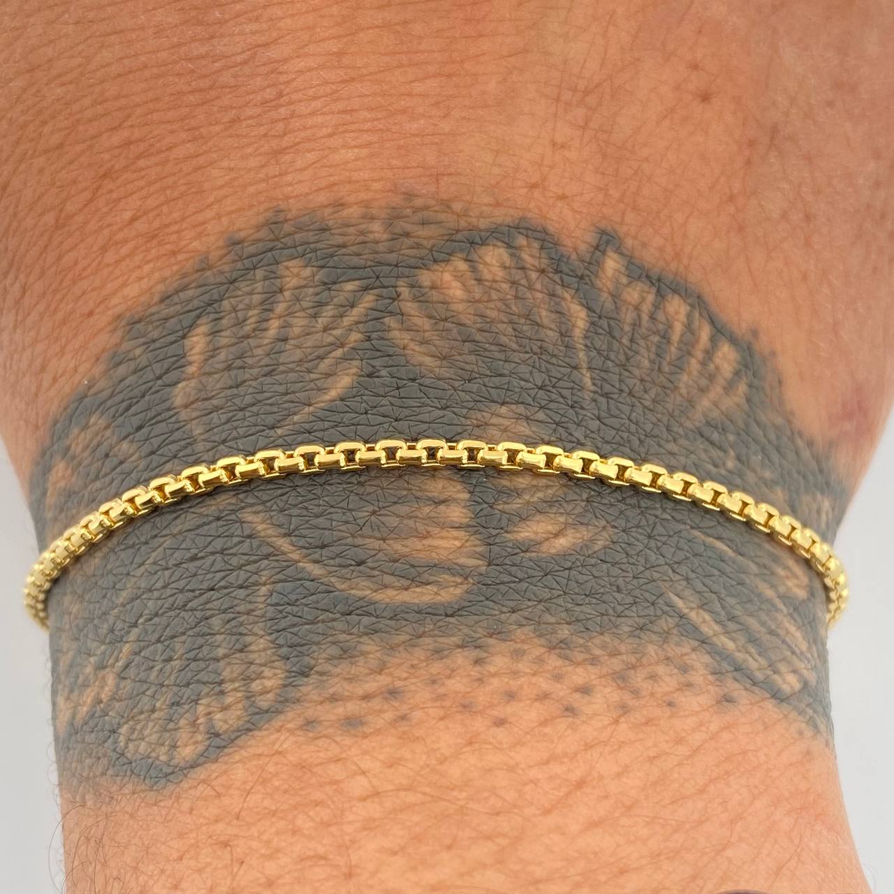 Pulso Veneciano 2.6gr / 20cm / 1.5mm Oro Amarillo +3 18K $