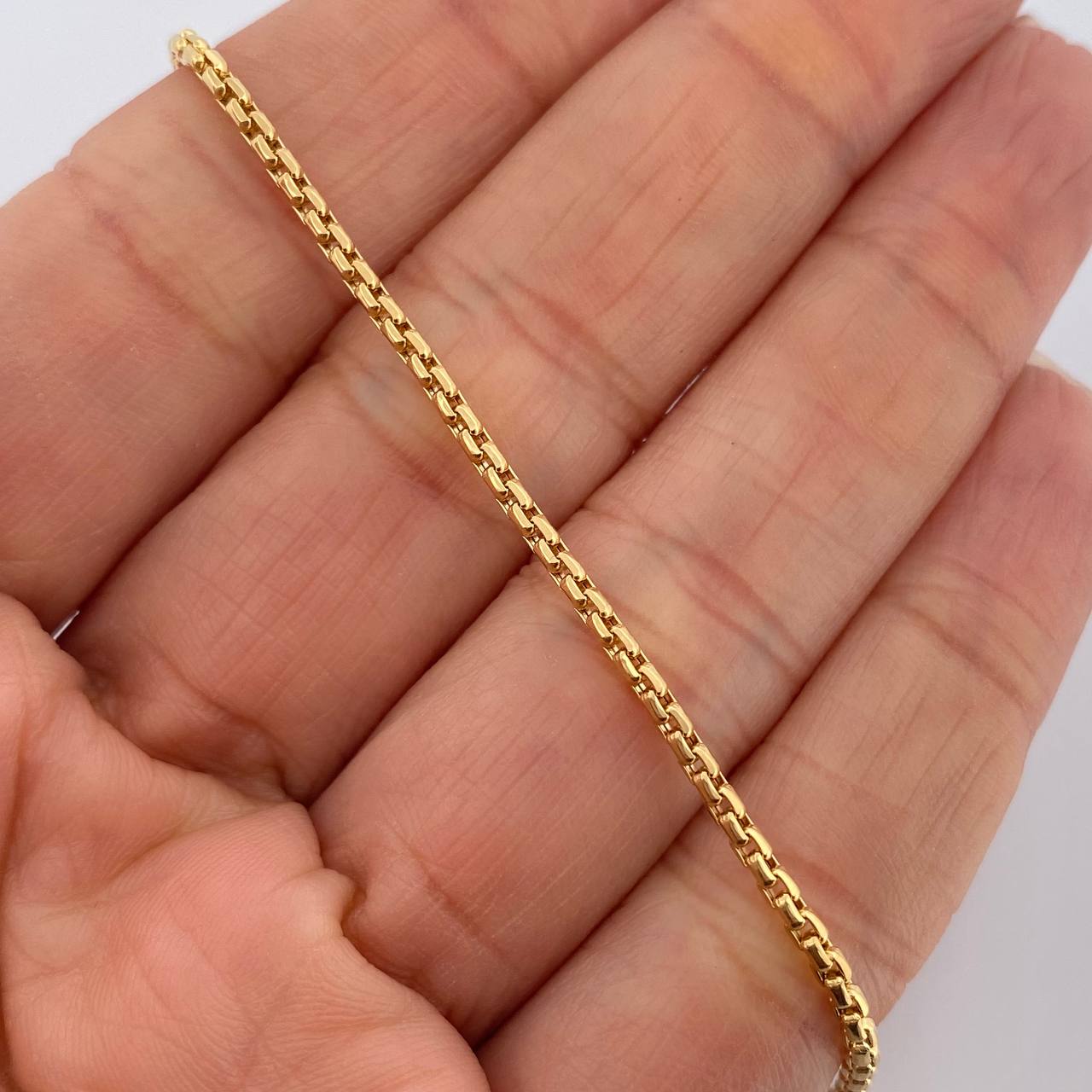 Pulso Veneciano 2.6gr / 20cm / 1.5mm Oro Amarillo +3 18K $