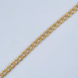 Pulso Cubana  1.05gr / 20cm / 2.08mm Oro Amarillo +1 18K %