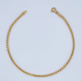 Pulso Veneciano 2.6gr / 20cm / 1.5mm Oro Amarillo +3 18K $