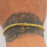 Pulso Franco 3.6gr / 19cm / 2.6mm Oro Amarillo +3 18K $