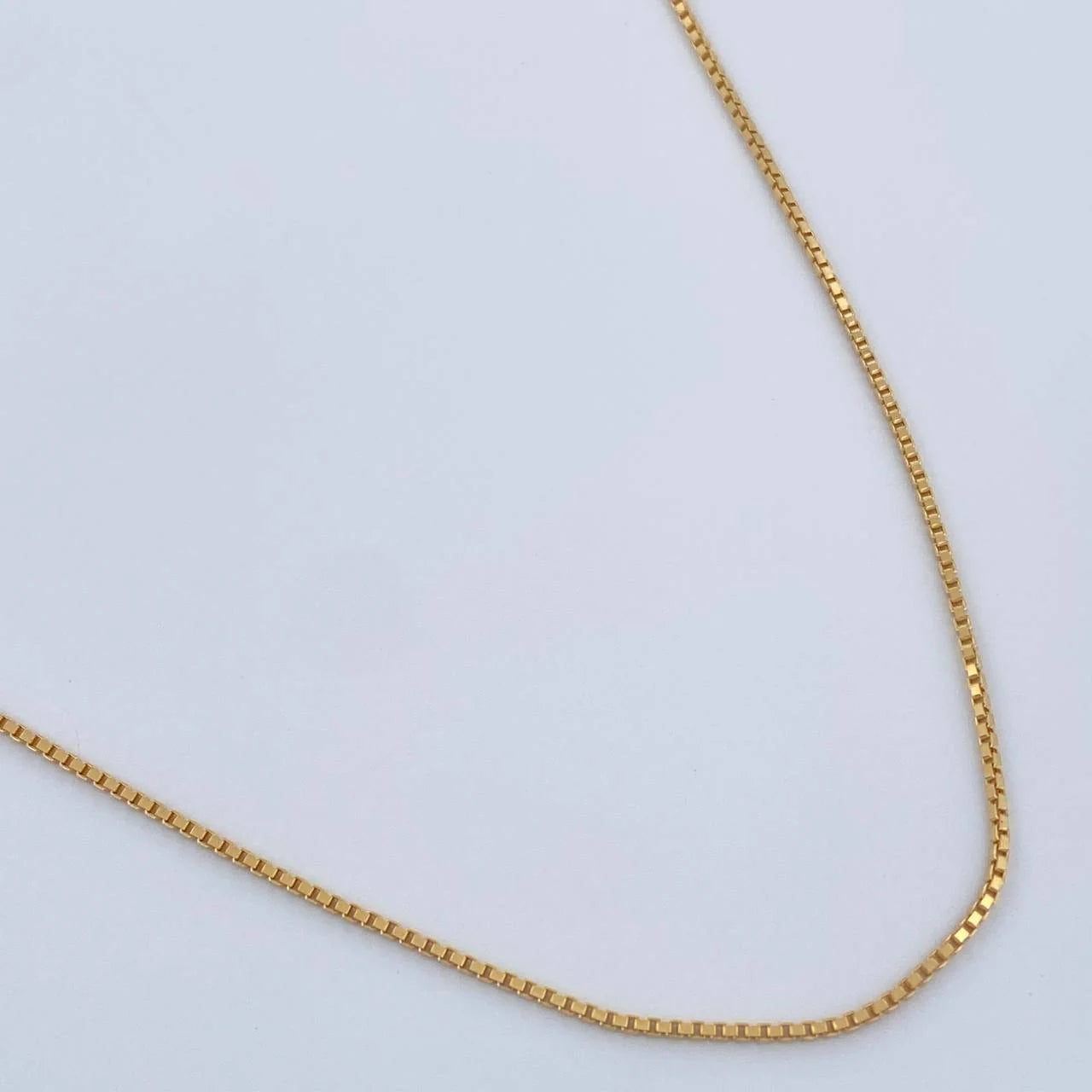 Cadena Veneciana 1.7gr / 45.5cm / 0.3mm Oro Amarillo +3 18K &