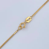 Cadena Veneciana 1.7gr / 45.2cm / 0.7mm Oro Amarillo +3 18K %