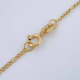 Cadena Figaro 1.05gr / 44.5cm / 1.1mm Oro Amarillo +1 18K $