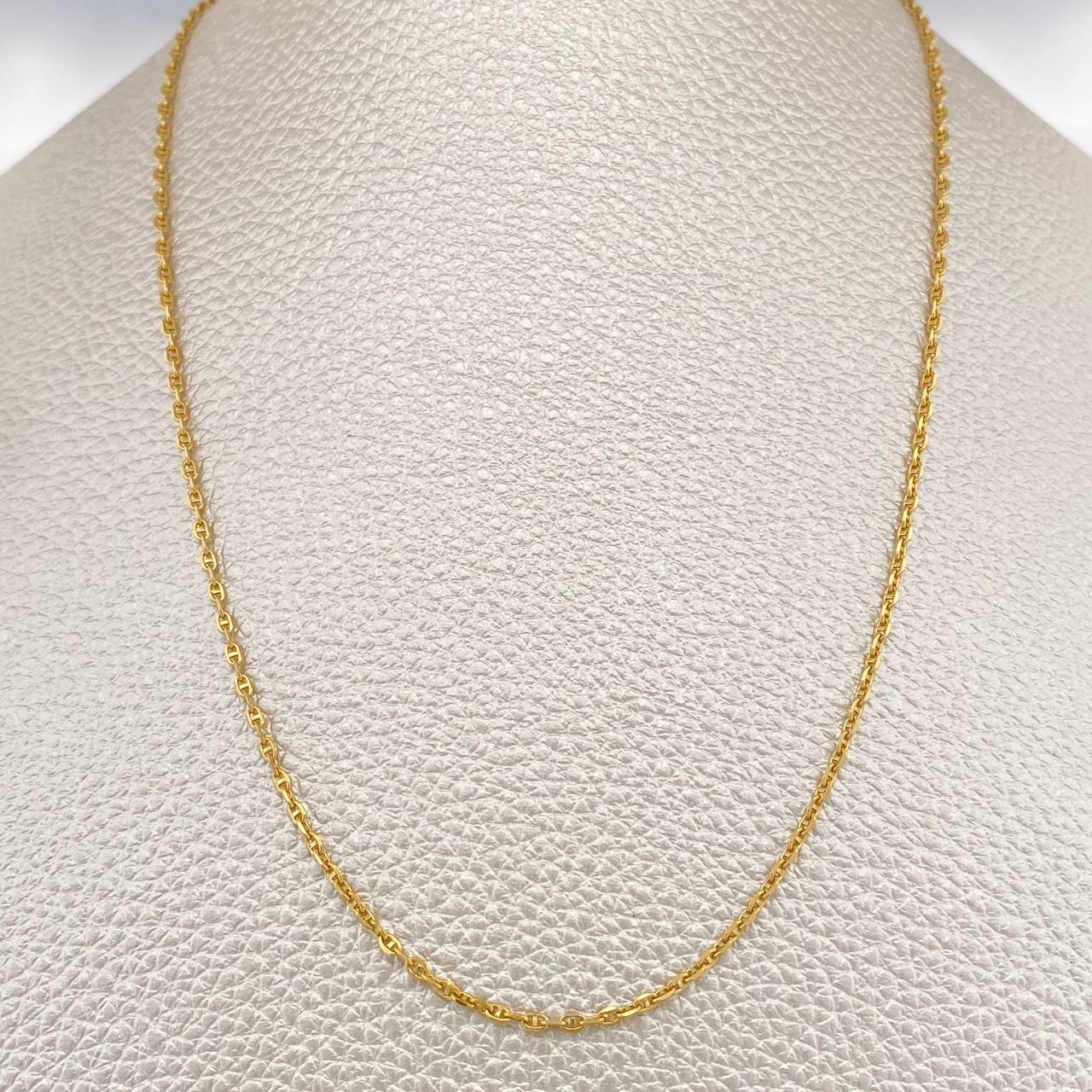 Cadena Marinera 1.75gr / 50cm / 1.7mm Oro Amarillo +3 18K $