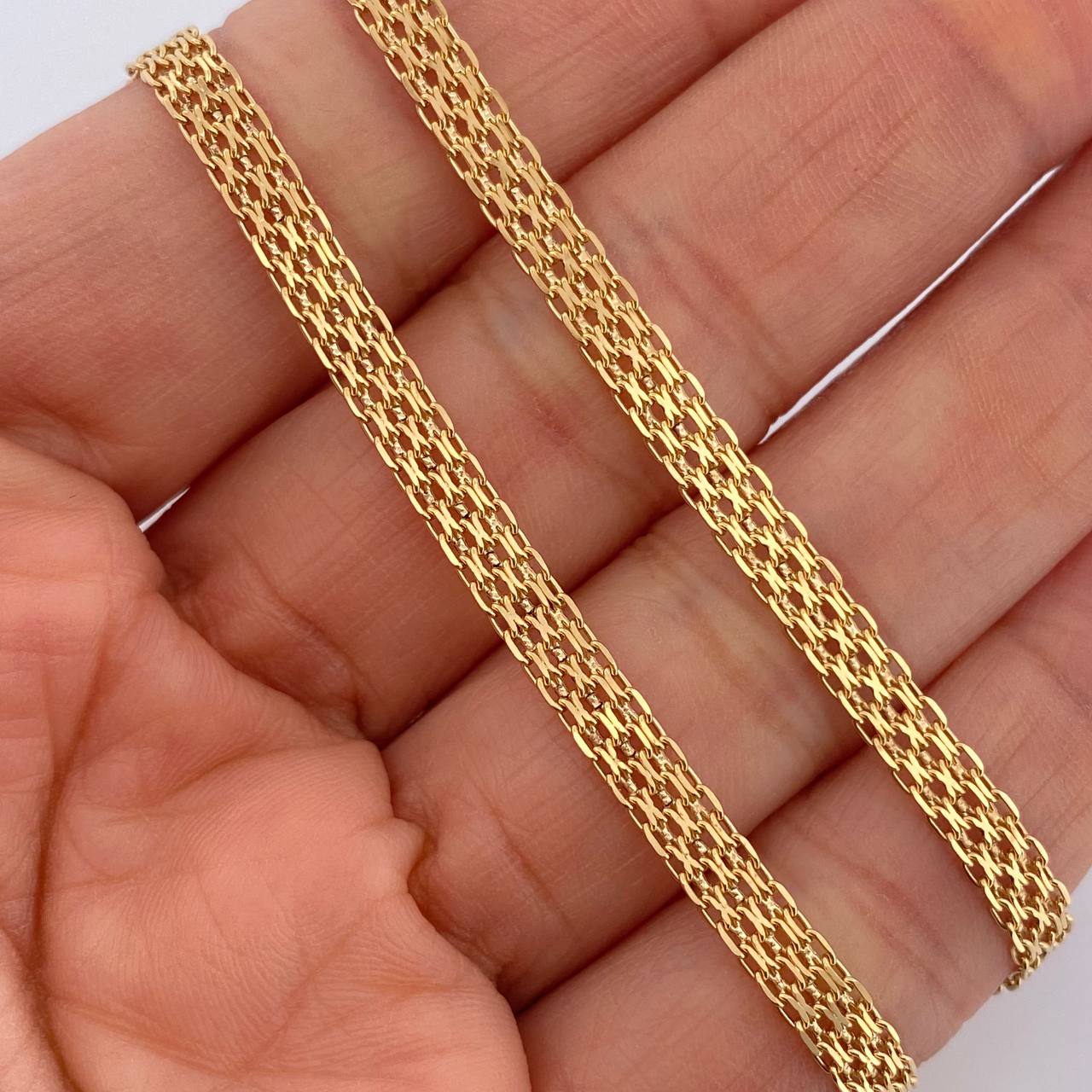 Cadena China 13.55gr / 60.3cm / 1.6mm Oro Amarillo +1 18K $