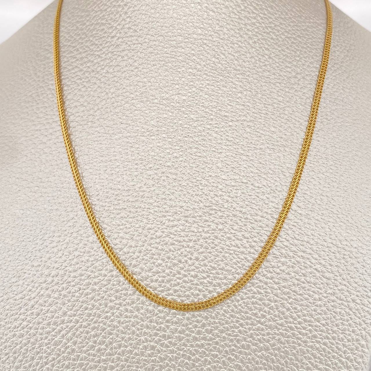 Cadena Sedusa 2.25gr / 50cm / 2.15mm Oro Amarillo +3 18K $
