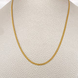 Cadena Sedusa 2.25gr / 50cm / 2.15mm Oro Amarillo +3 18K $