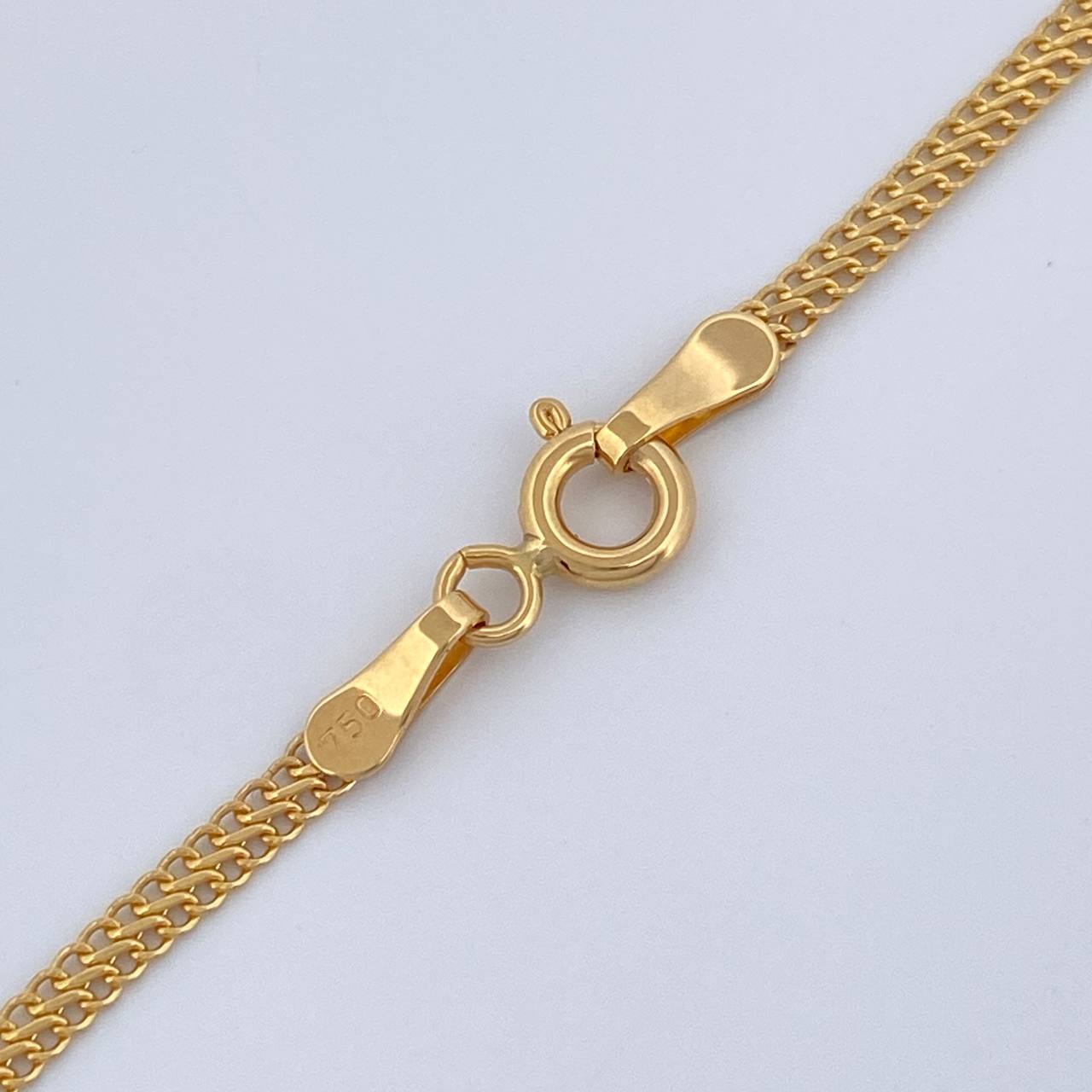 Cadena Sedusa 2.25gr / 50cm / 2.15mm Oro Amarillo +3 18K $