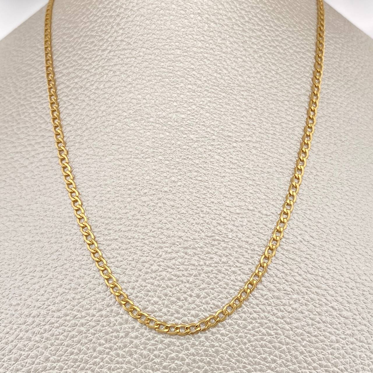 Cadena Cubana 2.85gr / 50cm / 1.7mm Oro Amarillo +1 18K $