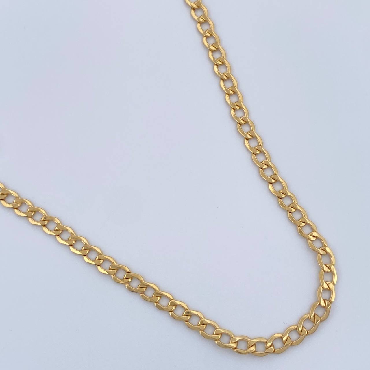 Cadena Cubana 2.85gr / 50cm / 1.7mm Oro Amarillo +1 18K $