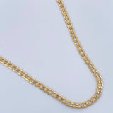 Cadena Cubana 2.85gr / 50cm / 1.7mm Oro Amarillo +1 18K $