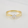 Anillo Solitario 1.95g / T8 Oro Amarillo 18K
