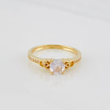 Anillo Solitario 2.25g / T6 1/4 Oro Amarillo 18K