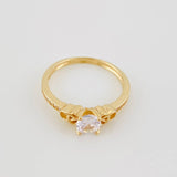 Anillo Solitario 2.2g / T7 1/4 Oro Amarillo 18K