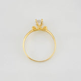 Anillo Solitario 1.55g / T6 Oro Amarillo 18K