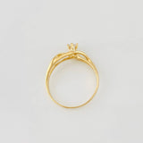 Anillo Lineas Curvas 1.6g / T6 1/2 Oro Amarillo 18K