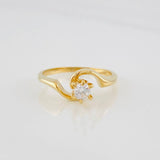 Anillo Olas 2.35g / T5 1/4 Oro Amarillo 18K