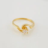 Anillo Olas 2.35g / T5 1/4 Oro Amarillo 18K