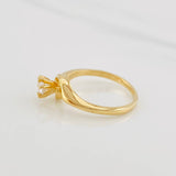 Anillo Olas 2.35g / T5 1/4 Oro Amarillo 18K